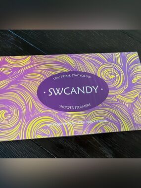 Purple & Yellow Shower Steamers - Refreshing Aromatherapy Tablets